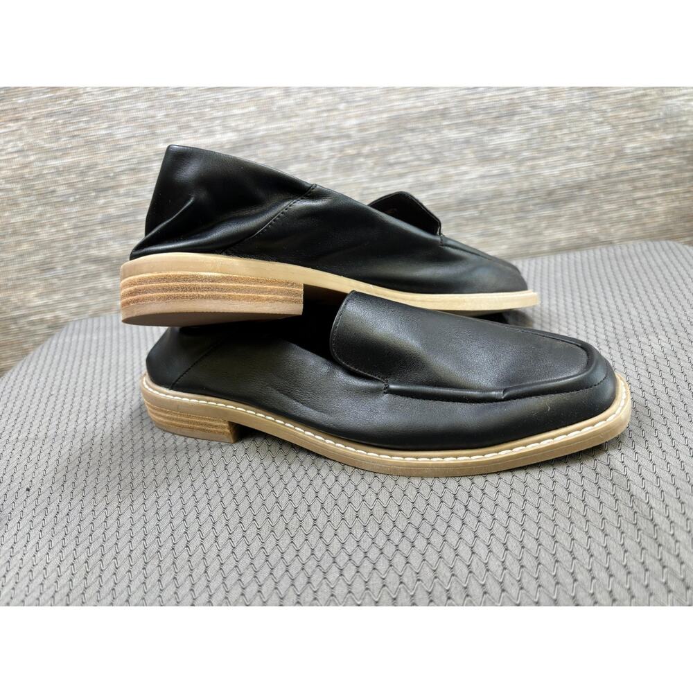 dv by Dolce Vita "Flirty" Women’s Super Soft Loafer with Block Heel 9 Black NEW